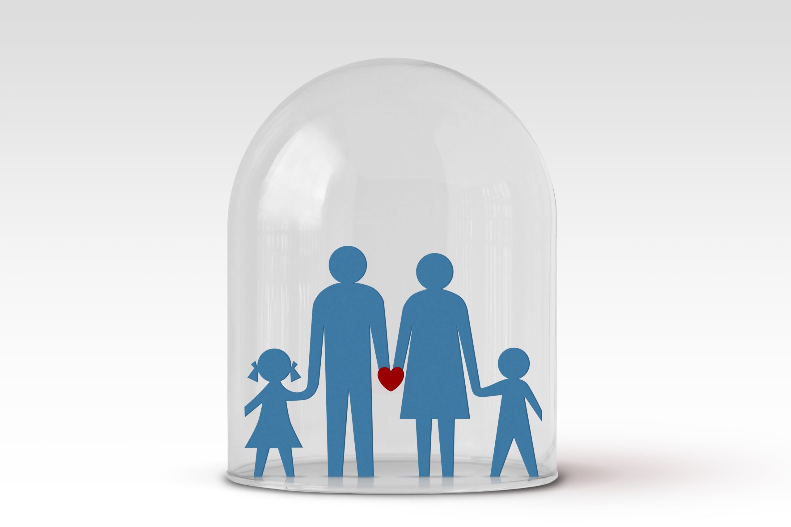 symbolizing family being covered by life insurance