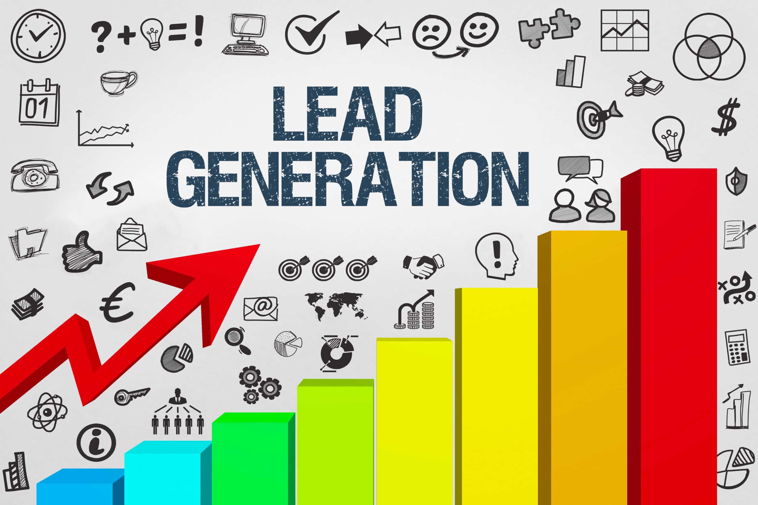 Lead generation bar graph